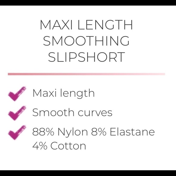🛍️ Nwt (L/XL) Secret Silky, Smoothing SlipShort - Picture 4 of 5
